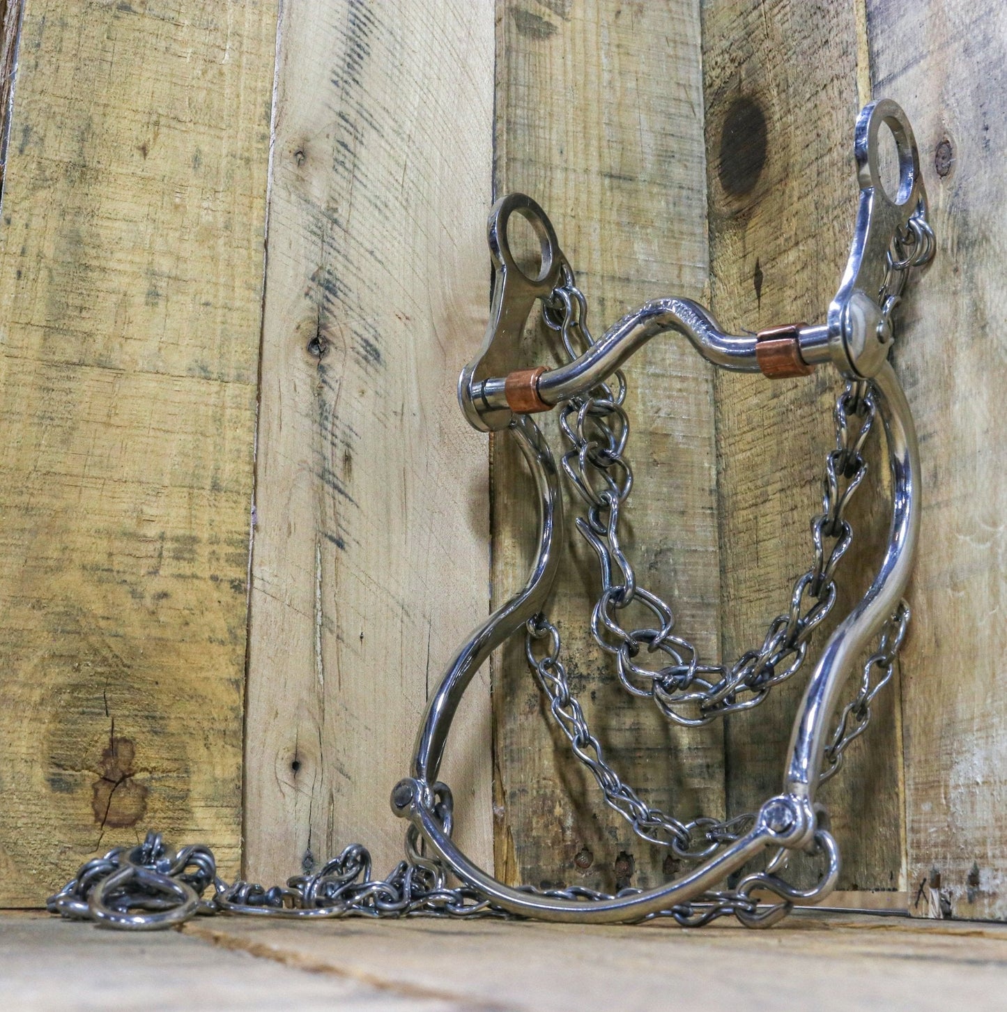 5 1/8" Freno Charro Cobre Horse Caballo Mexican Bit - M - Royal Saddles - Charro Bits/Frenos