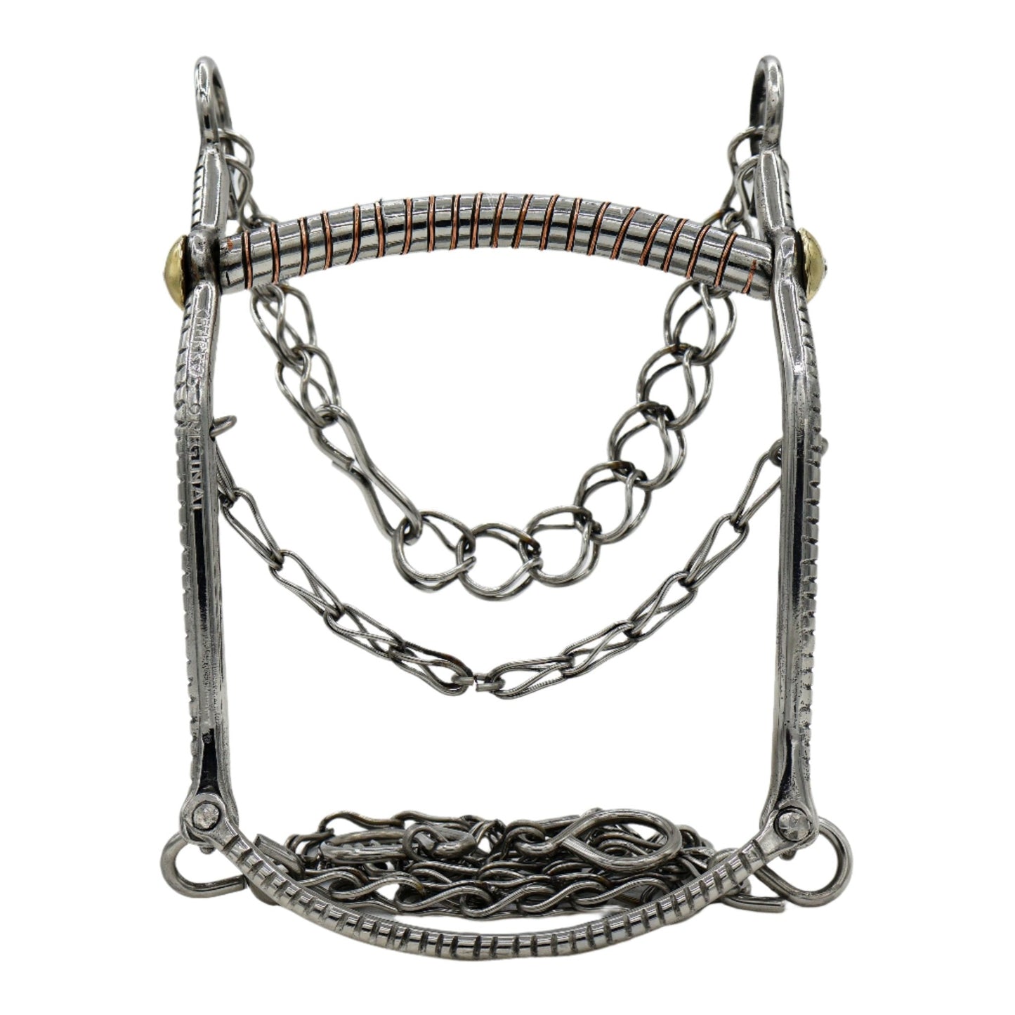 5 3/8" Horse Bit Charro Banana Para Caballo Charro Platano - M - Royal Saddles - Charro Bits/Frenos