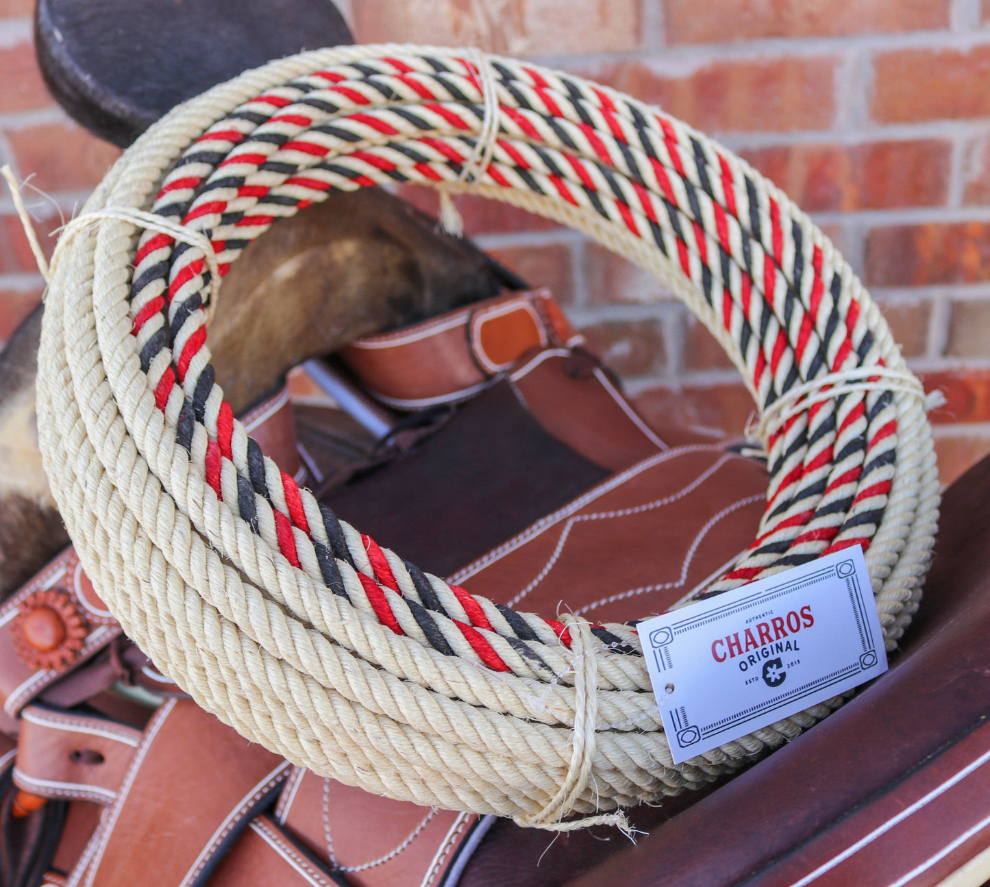 55Ft (17m) Charro Rope Ixtle Soga Maguey Cowboy Lasso - M - Royal Saddles - Ropes/Sogas