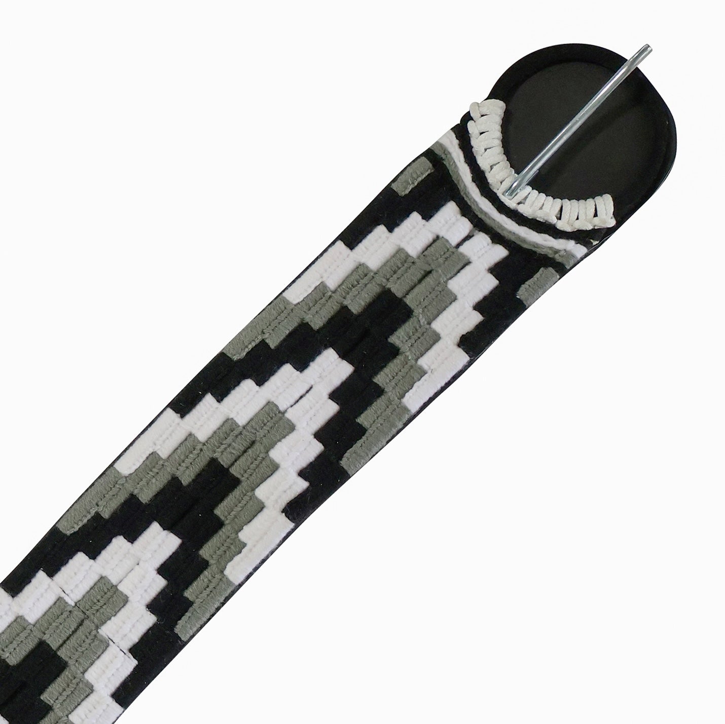 35" Charro Horse White Braided Cinch Cincho Nylon