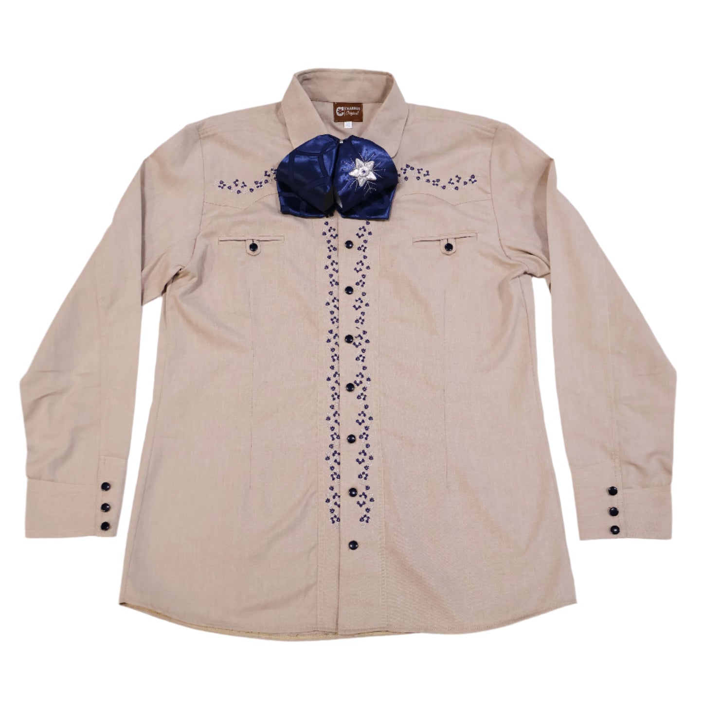 40 (L) Camisa Charra Diseño Charreria