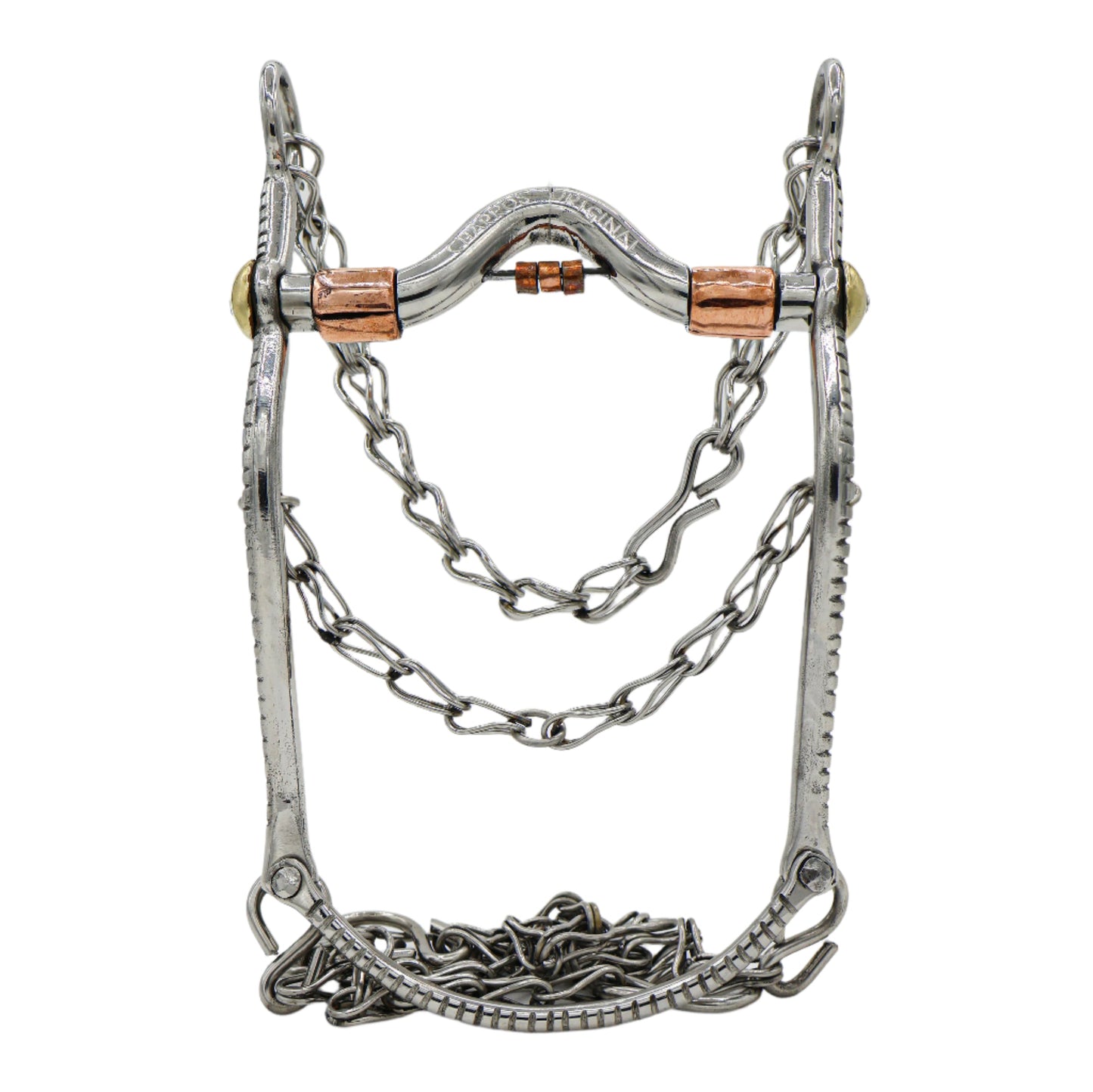 5 1/2" Charro Horse Bit Acero Horse Bit Stainless Steel