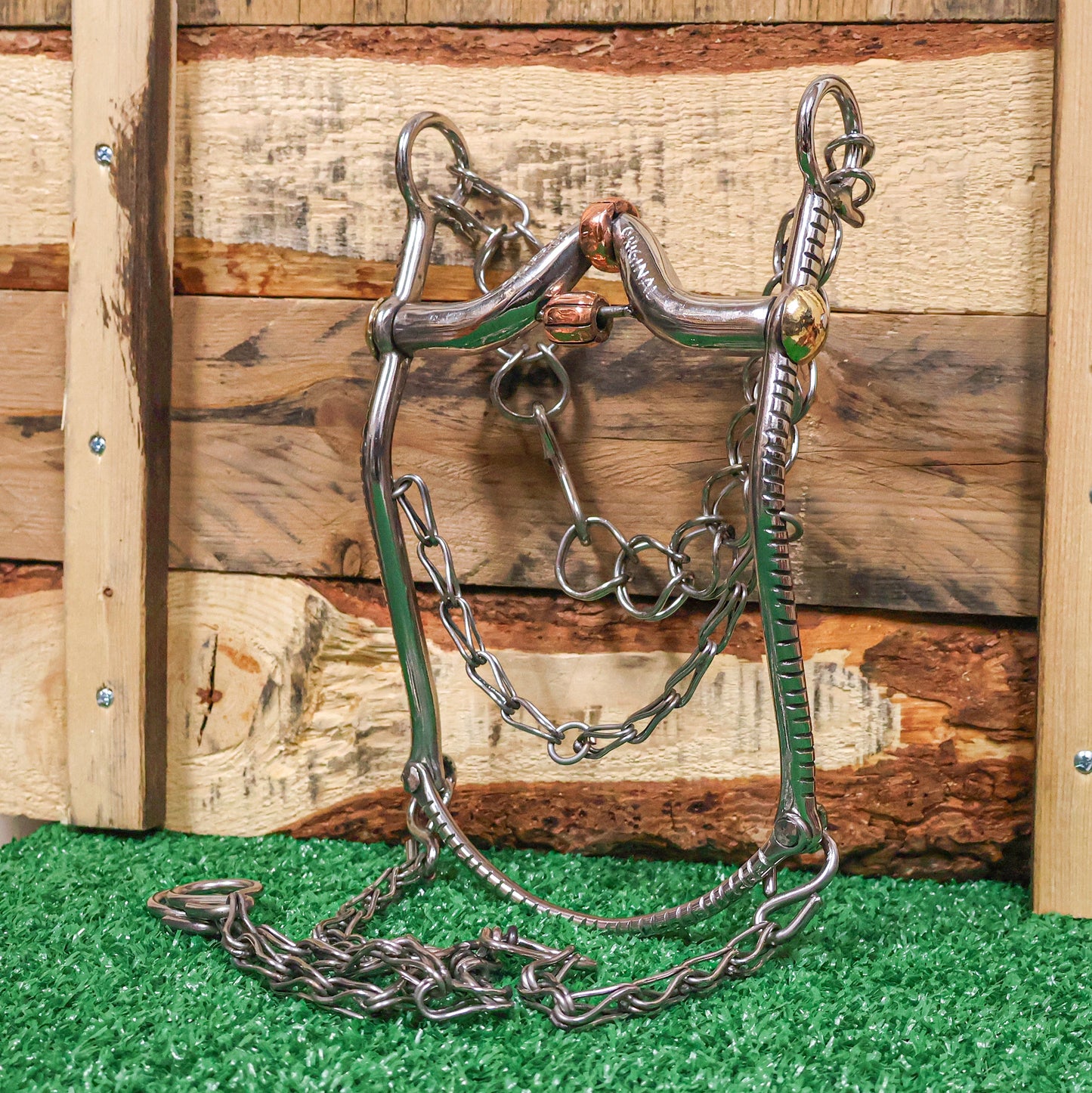 5 1/8 " Freno Charro Acero Charro Horse Bit Copper