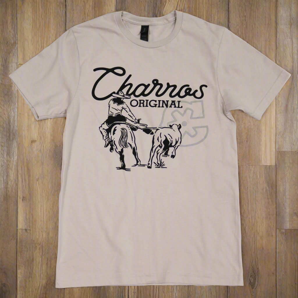 "Colas" Ice Grey Charros Tee