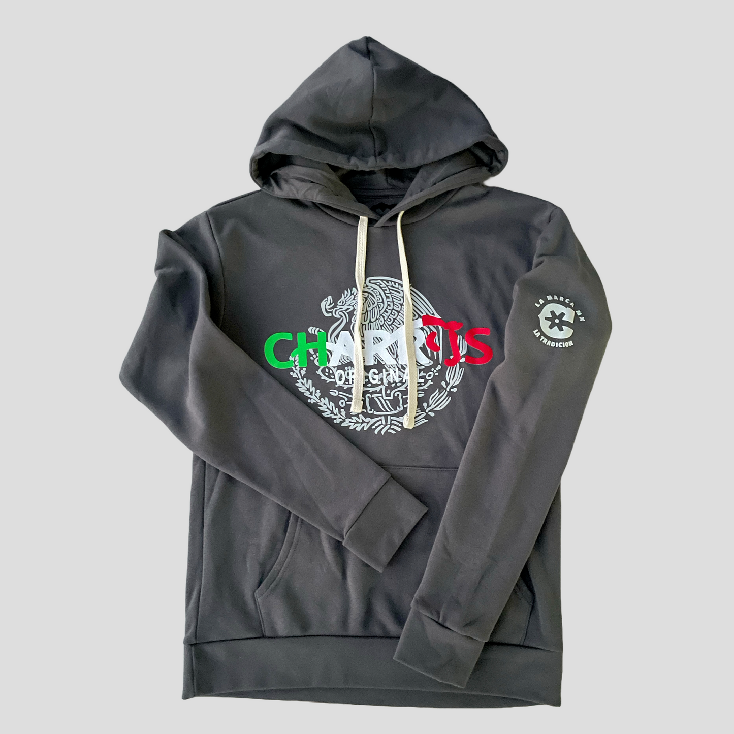 Charcoal "MX" Charros Original Hoodie