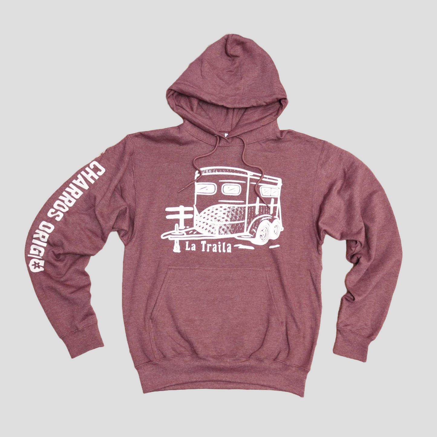 La Traila Maroon Hoodie