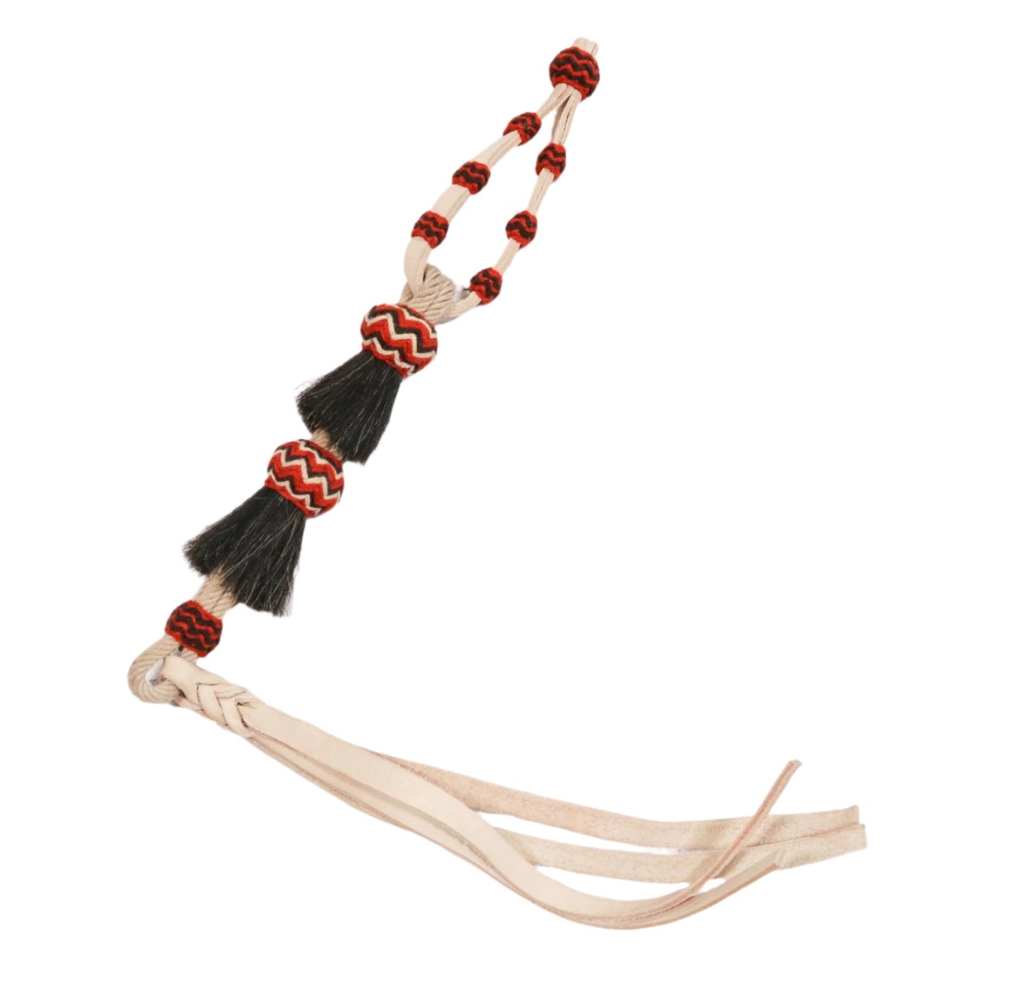 Charro Boton Cuarta Chomite Charra Horse Quirt - M - Royal Saddles - Charro Whips/Cuartas
