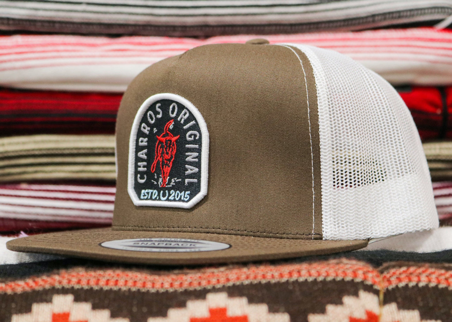Classic Brown Charros Original Trucker Cap - M - Royal Saddles - Charros Original Hats