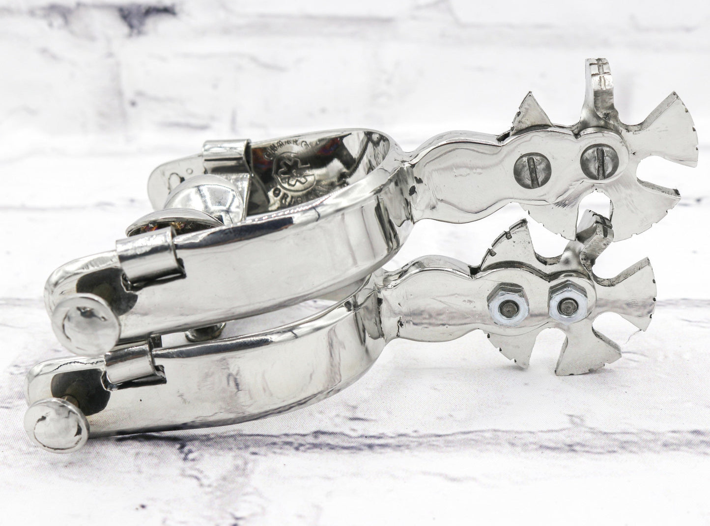Espuelas Charras Jinete Montar Toro Bull Riding Spurs - M - Royal Saddles - Charro Spurs/Espuelas