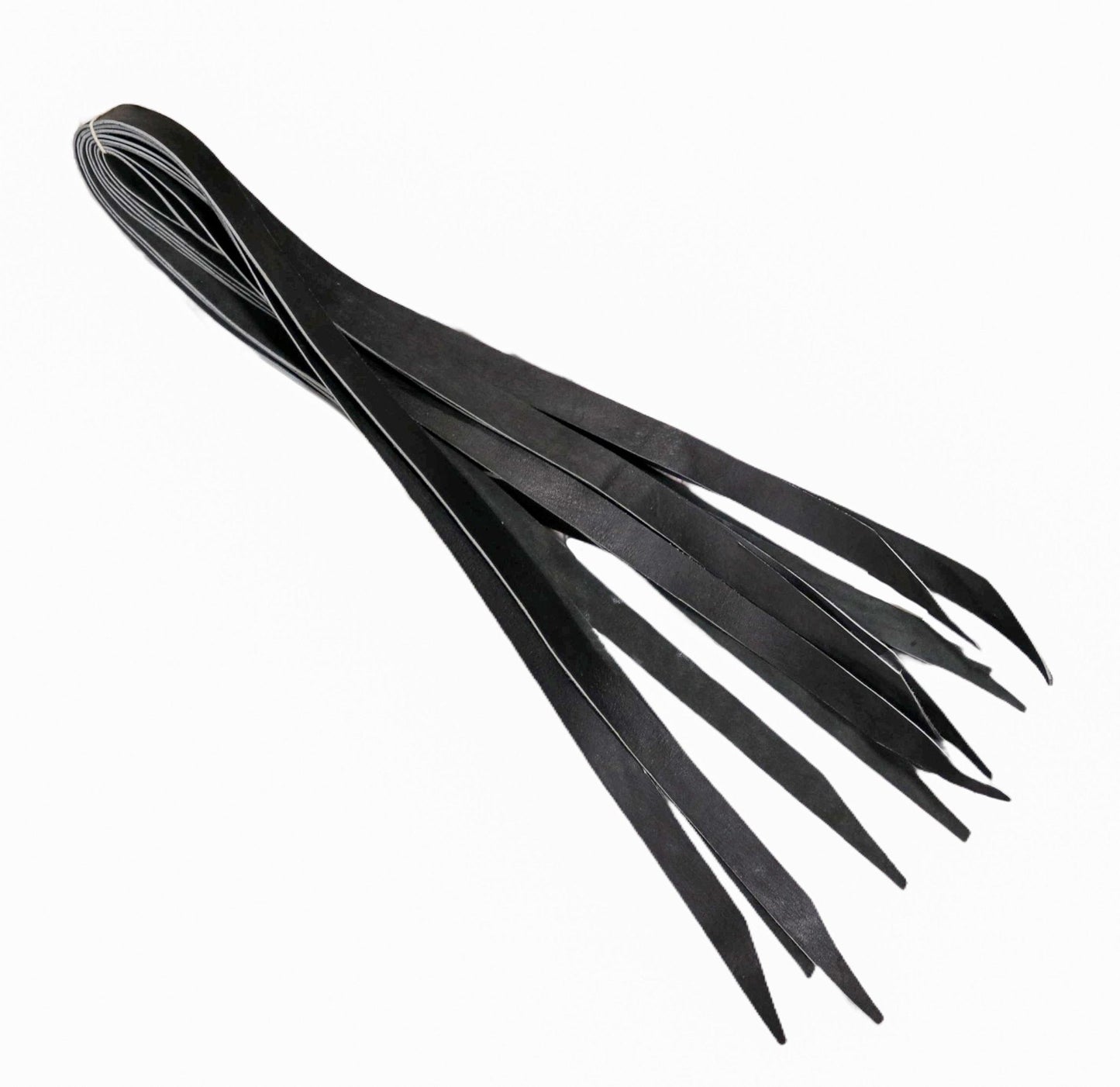 Juego de 8 Piel Black Tientos Para Montura Charra Leather Strings - M - Royal Saddles - Charro Saddle Parts