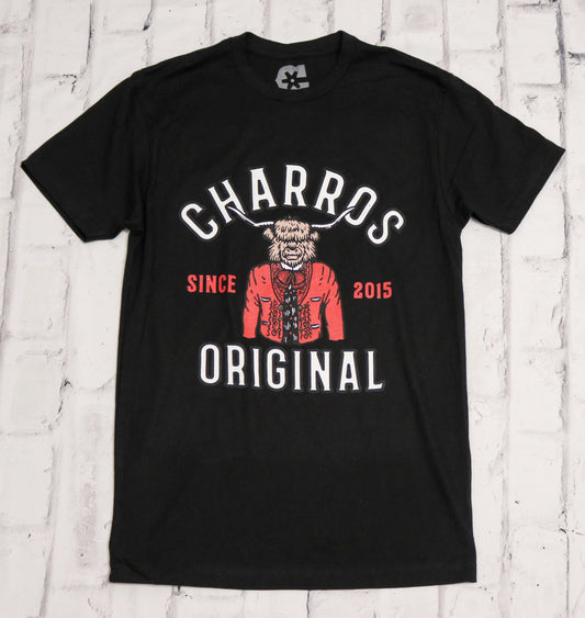 Small Black Highland Charros T-Shirt