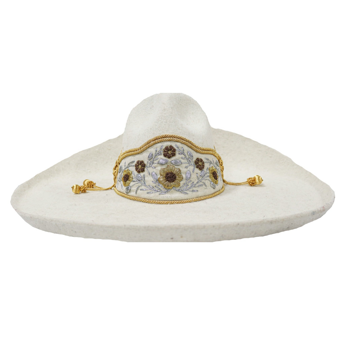 Sombrero MEX 60 Charro Hueso Lienzo Mexican Hat