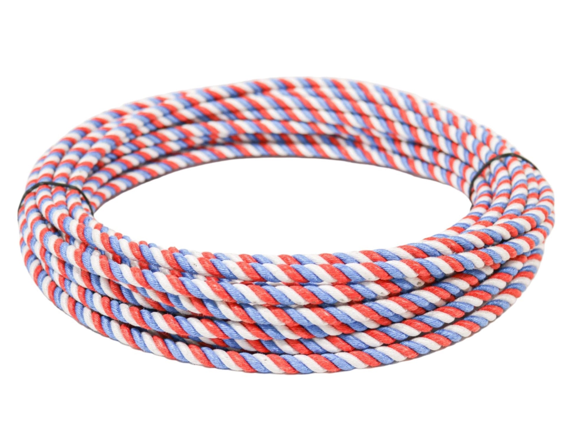 125Ft Tri - Color Soga de Plomo Lead Core Lasso Rope - M - Royal Saddles - Ropes/Sogas