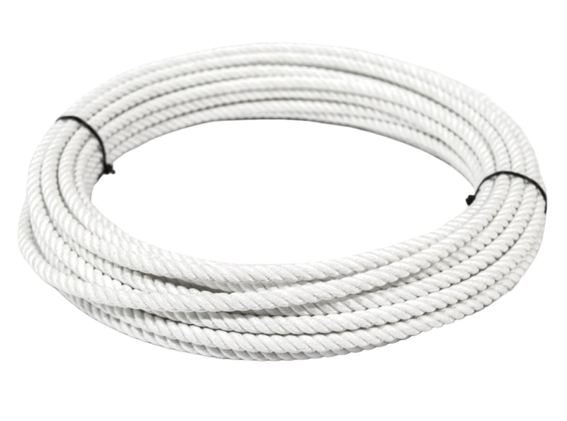 125Ft White Lead Core Lasso 11mm Rope Soga de Plomo - M - Royal Saddles - Ropes/Sogas