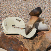 15" Fuste Charro Con Zurron/Media Naranja - M - Royal Saddles - Charro Saddle Parts