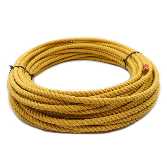 200ft Poly Nylon Yellow Plomo Amarilla Lead Core Lasso - M - Royal Saddles - Ropes/Sogas