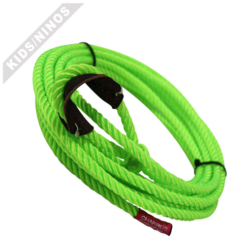 26FT (8M) Kids/Nino Lime Green Trick Rope Soga Florear - M - Royal Saddles - Ropes/Sogas