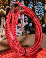 26FT (8M) Kids/Nino Red Trick Rope Soga Para Florear - M - Royal Saddles - Ropes/Sogas