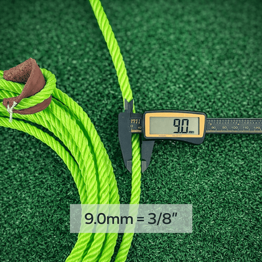 26FT Kids/Nino Lime Green Trick Rope Soga Florear - M - Royal Saddles - Ropes/Sogas