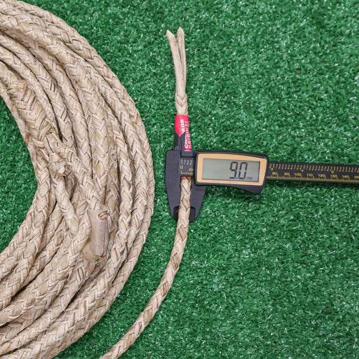 32 ft Flor Cuero Crudo Soga Fina Rawhide Leather Rope - M - Royal Saddles - Ropes/Sogas