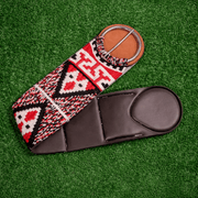 33” Fino Charro Cinch – Red Braided Cincho Neoprene | Premium Cinchos Para Caballo - M - Royal Saddles - Charro Cinchos