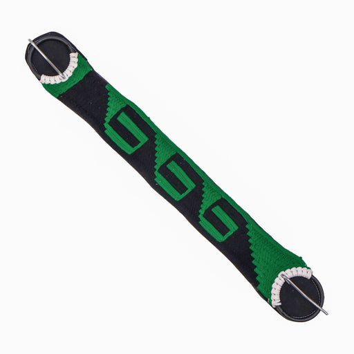 34" Charro Hunter Green Cincho Braided Neoprene Cinch - M - Royal Saddles - Charro Cinchos