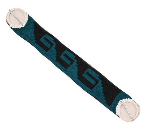 Sangle Charro Pour Cheval - 38 Pouces, Coton, Blanc Et Noir, Neuve