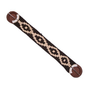 36.5" Brown Braided Horse Cinch Cincho Cafe - M - Royal Saddles - Charro Cinchos