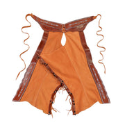 38" Charros Fina Gamuza Chaps Resacada Chaparreras - M - Royal Saddles - Charro Polainas/Chaps