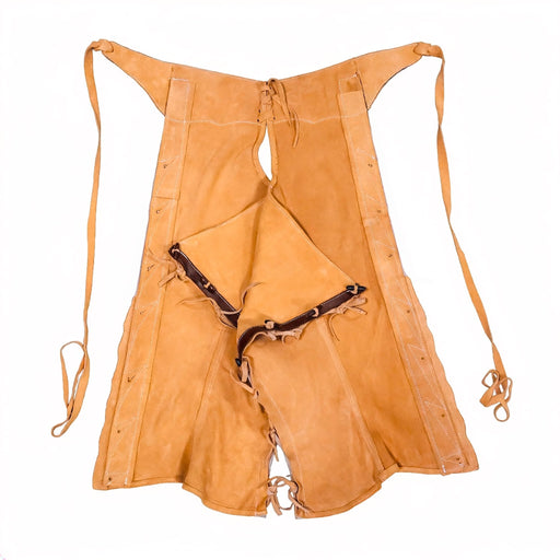 38" Charros Mexican Chaps Chaparreras De Gamuza - M - Royal Saddles - Charro Polainas/Chaps