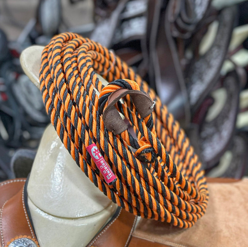 39 Ft Charro Trick Rope Lasso Soga Para Florear Vaquero - M - Royal Saddles - Ropes/Sogas