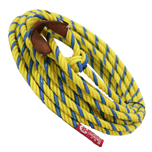 39 ft Yellow Soga De Plastico Charro Trick Rope - M - Royal Saddles - Ropes/Sogas