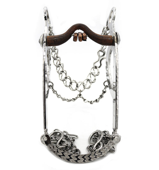 4 1/2" Freno Charro Para Caballo Horse Bit - M - Royal Saddles - Charro Bits/Frenos