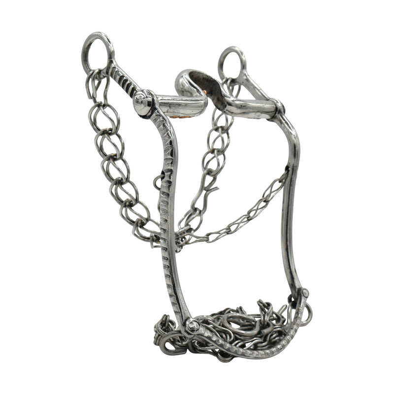 4 3/4" Charro Bit Freno Horse Cobre - M - Royal Saddles - Charro Bits/Frenos