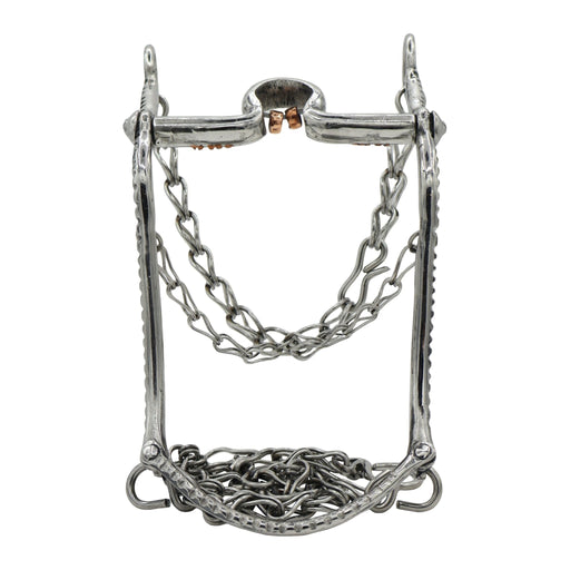 4 3/4" Charro Bit Freno Horse Cobre - M - Royal Saddles - Charro Bits/Frenos