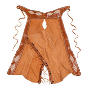 40" Design Charros Chaps Suede Chaparreras De Gamuza - M - Royal Saddles - Charro Polainas/Chaps