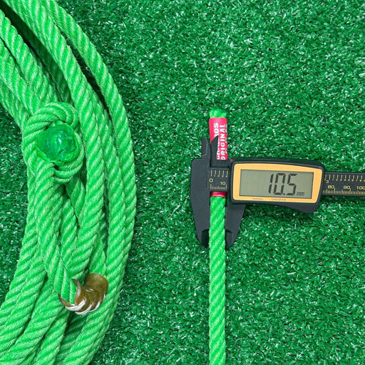 40Ft Lime Soga Plomo Green 10.5mm Poly Rope - M - Royal Saddles - Ropes/Sogas