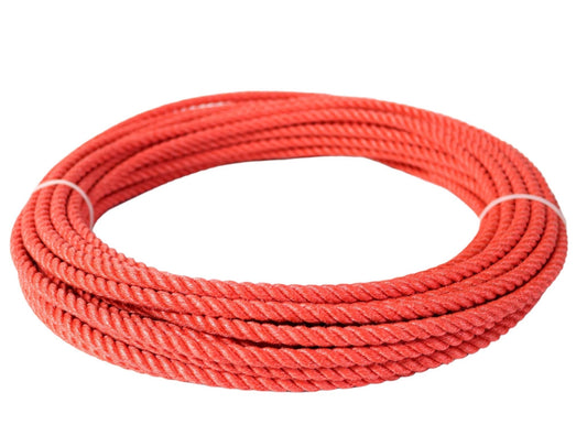 40Ft Red Lead Core 11mm Soga de Plomo Lariat - M - Royal Saddles - Ropes/Sogas