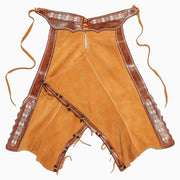42" Chedron Resacada Chaparreras Chaps Suede Charras - M - Royal Saddles - Charro Polainas/Chaps