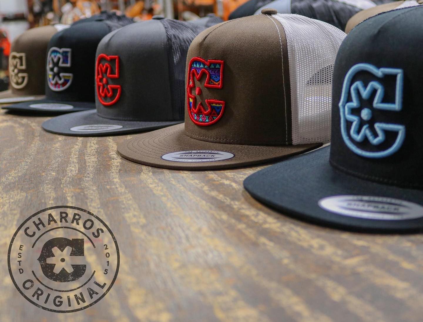Classic Brown Charros Original Trucker Cap