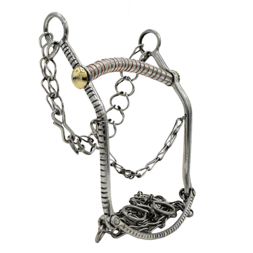5 1/2" Freno Charro Platano Caballo Charro Horse Bit - M - Royal Saddles - Charro Bits/Frenos