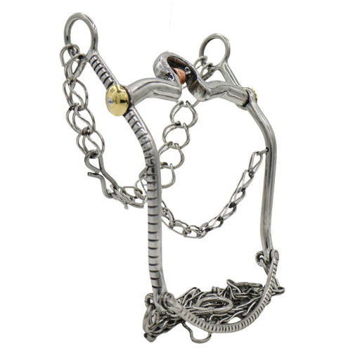 5 1/2"" Mexican Horse Charro Copper Freno Bit - M - Royal Saddles - Charro Bits/Frenos