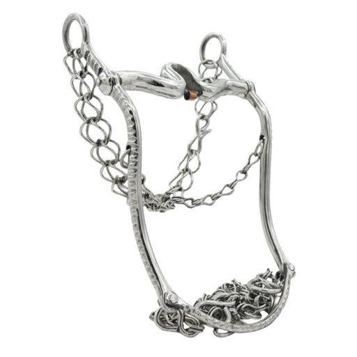 5 1/4" Aero Mexican Copper Horse Freno Charro Bit - M - Royal Saddles - Charro Bits/Frenos