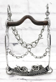 5 1/4" Mexican Freno Bit Acero Charro - M - Royal Saddles - Charro Bits/Frenos