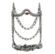 5 1/4" Stainless Steel Charro Horse Bit Freno - M - Royal Saddles - Charro Bits/Frenos