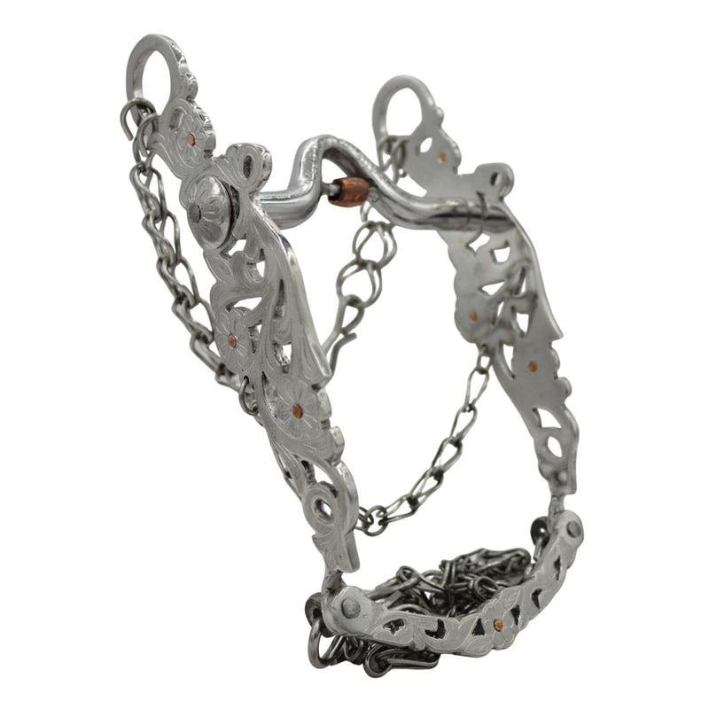 5 1/4" Stainless Steel Charro Horse Bit Freno - M - Royal Saddles - Charro Bits/Frenos