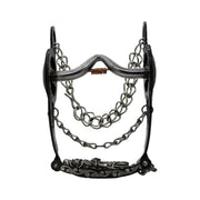 5 1/8" Black Caballo Horse Bit Freno Cobre Charro - M - Royal Saddles - Charro Bits/Frenos