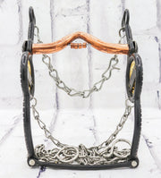 5 1/8" Centenario Freno Black Charro Bit - M - Royal Saddles - Charro Bits/Frenos