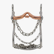 5 1/8" Freno Charro Cobre Horse Caballo Mexican Bit - M - Royal Saddles - Charro Bits/Frenos