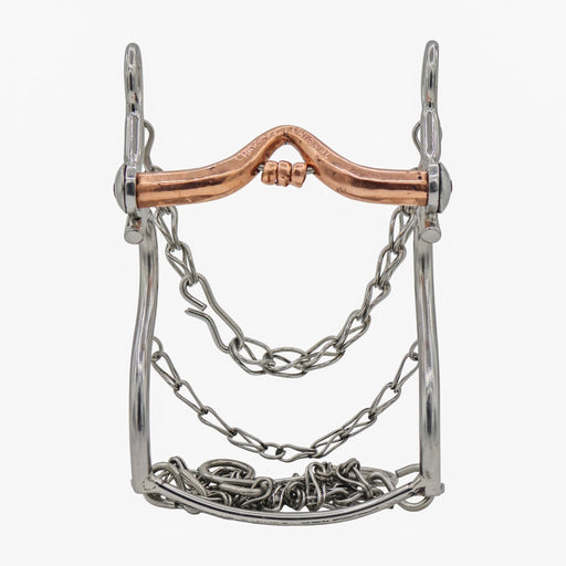 5 1/8" Freno Charro Cobre Horse Caballo Mexican Bit - M - Royal Saddles - Charro Bits/Frenos
